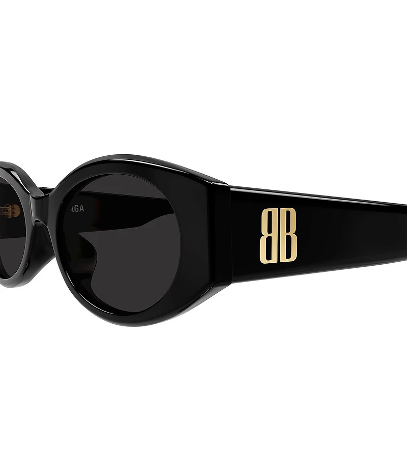 Balenciaga Women's Nano 53mm Oval Sunglasses