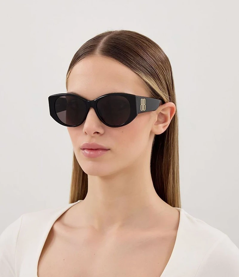 Balenciaga Women's Nano 55mm Cat Eye Sunglasses