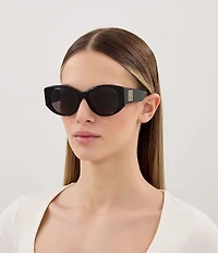 Balenciaga Women's Nano 55mm Cat Eye Sunglasses