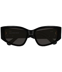Balenciaga Women's Nano 56mm Cat Eye Sunglasses