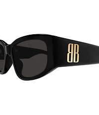 Balenciaga Women's Nano 56mm Cat Eye Sunglasses