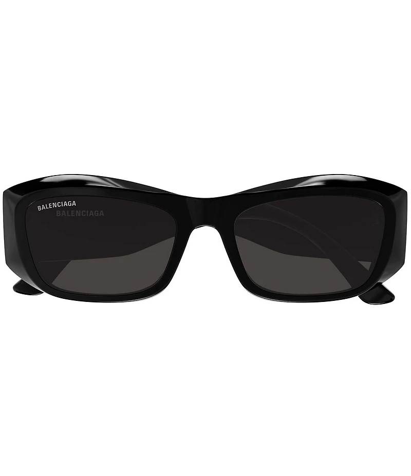 Balenciaga Women's Signature 54mm Rectangle Sunglasses