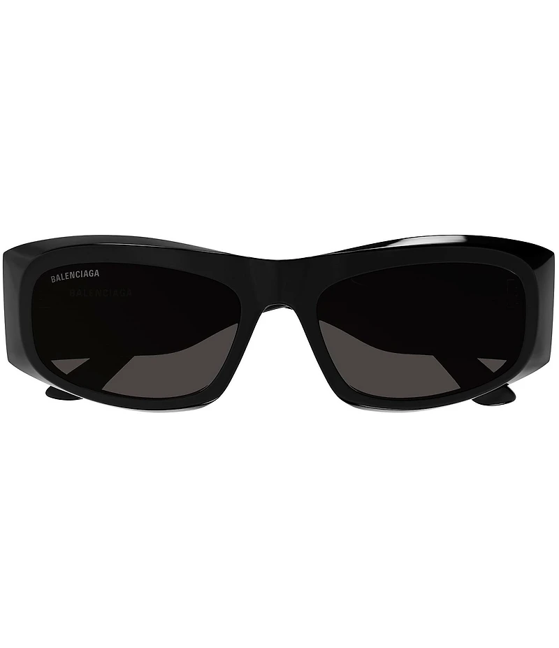 Balenciaga Women's Signature 60mm Rectangle Sunglasses