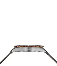 Balmain Men's Quartz Analog Dark Grey Strap Watch