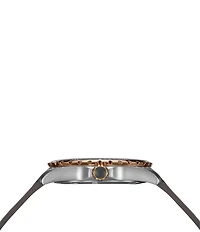 Balmain Men's Quartz Analog Dark Grey Strap Watch