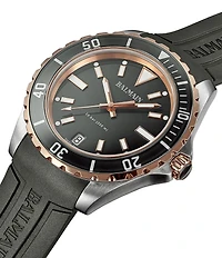 Balmain Men's Quartz Analog Dark Grey Strap Watch