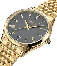 Balmain Men's Quartz Analog Gold Tone Stainless Steel Bracelet Watch