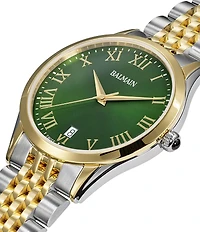Balmain Paris Men's Quartz Analog Stainless Steel Bracelet Watch