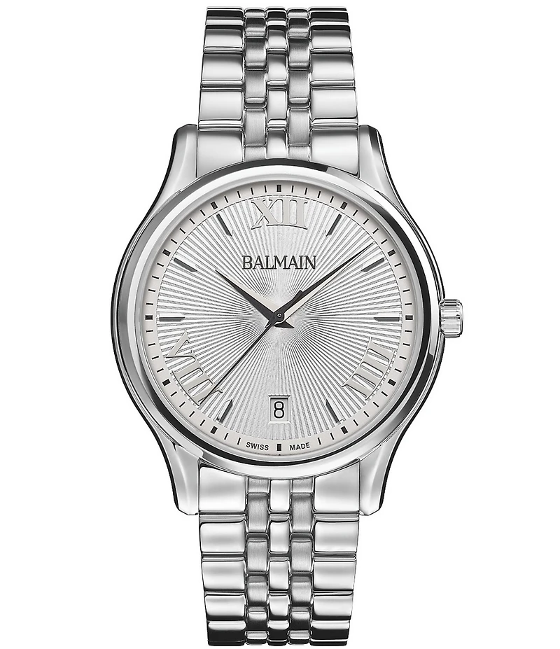 Balmain Men's Quartz Analog Stainless Steel Bracelet Watch