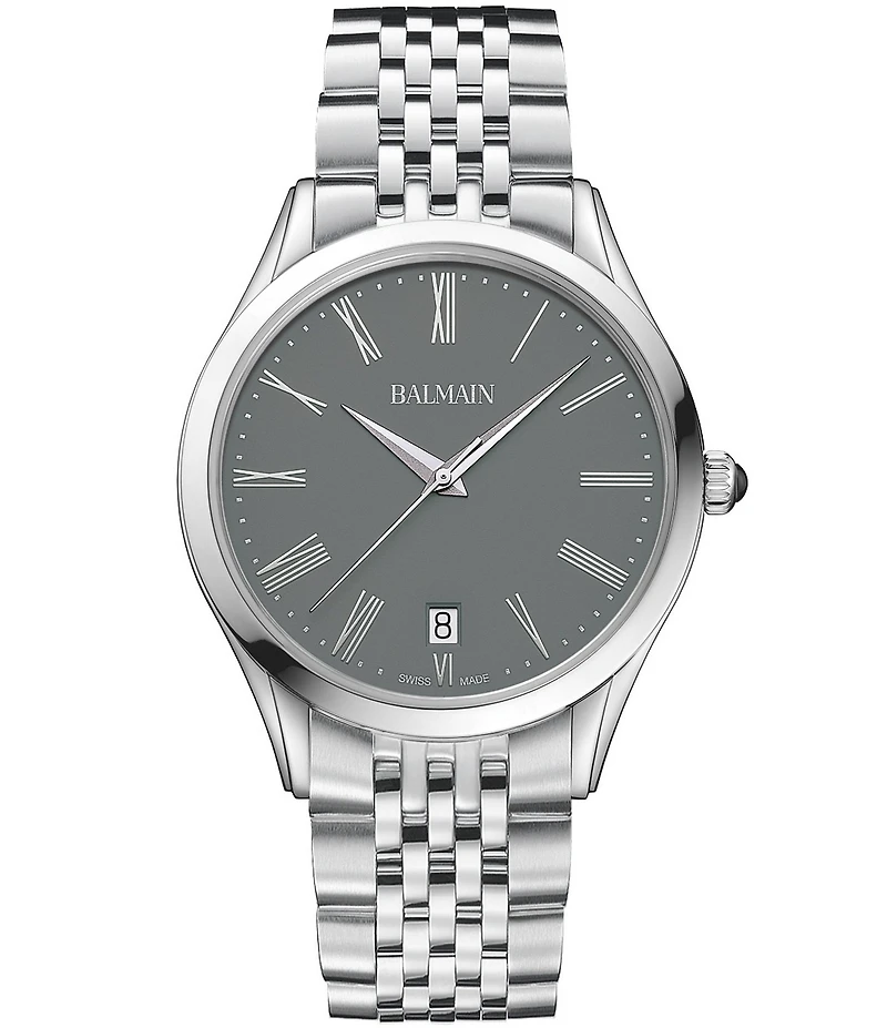 Balmain Men's Quartz Analog Stainless Steel Watch