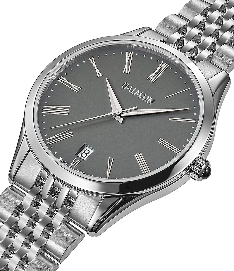 Balmain Men's Quartz Analog Stainless Steel Watch