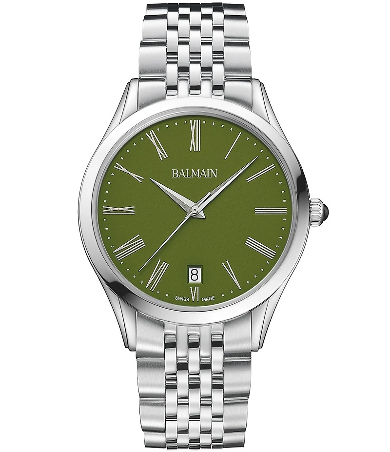 Balmain Men's Quartz Analog Stainless Steel Watch