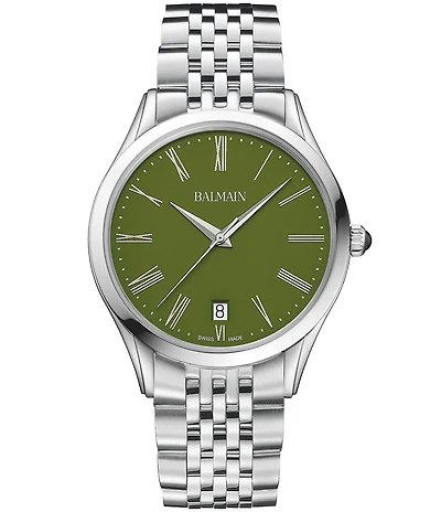 Balmain Men's Quartz Analog Stainless Steel Watch