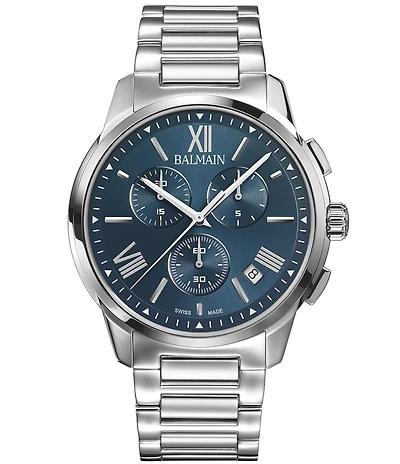 Balmain Men's Quartz Chronograph Stainless Steel Bracelet Watch