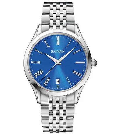 Balmain Paris Men's Quartz Analog Stainless Steel Bracelet Watch