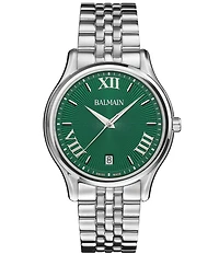 Balmain Men's Quartz Analog Stainless Steel Bracelet Watch