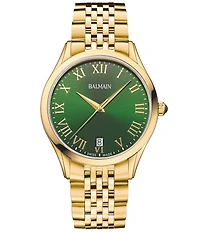Balmain Paris Men's Quartz Analog Stainless Steel Bracelet Watch