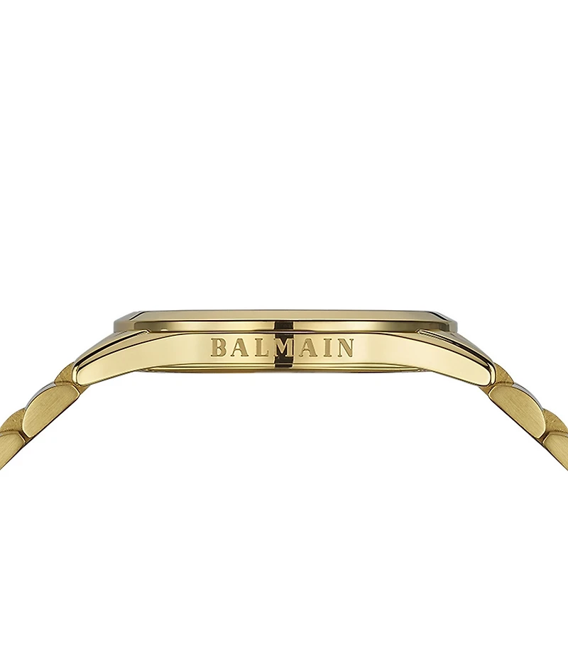 Balmain Paris Men's Quartz Analog Stainless Steel Bracelet Watch