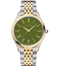 Balmain Men's Quartz Analog Two Tone Stainless Steel Bracelet Watch