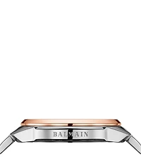 Balmain Men's Quartz Chronograph Two Tone Stainless Steel Bracelet Watch