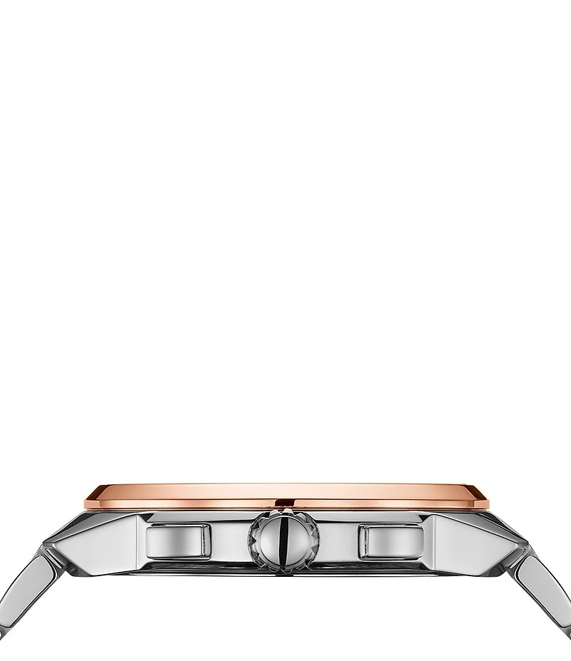 Balmain Men's Quartz Chronograph Two Tone Stainless Steel Bracelet Watch