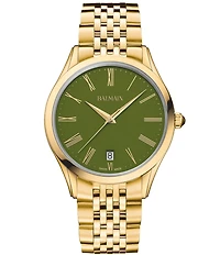 Balmain Men's Quartz Analog Two Tone Stainless Steel Bracelet Watch