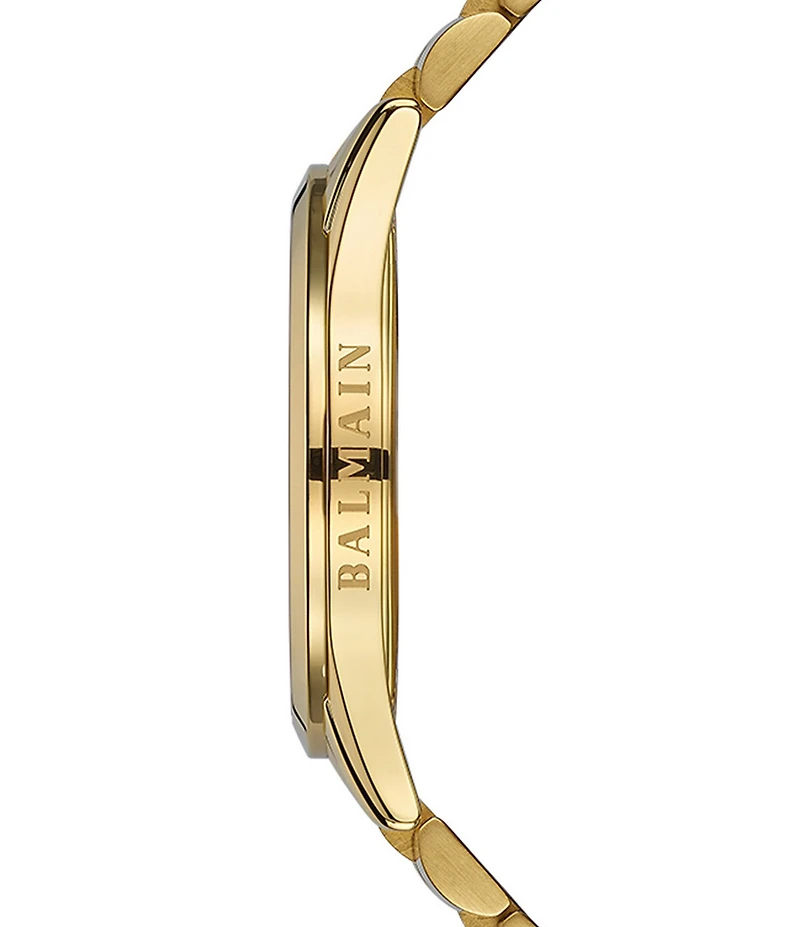 Balmain Men's Quartz Analog Two Tone Stainless Steel Bracelet Watch