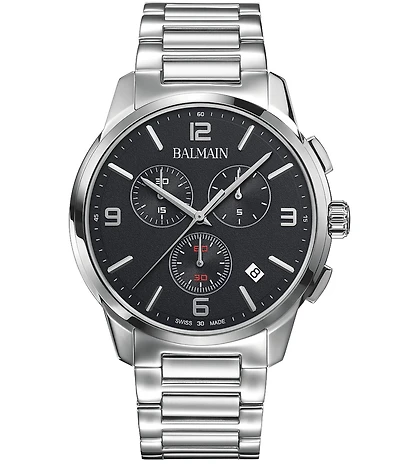 Balmain Men's Quartz Chronograph Stainless Steel Bracelet Watch