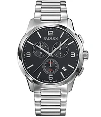Balmain Men's Quartz Chronograph Stainless Steel Bracelet Watch