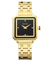 Balmain Paris Women's Quartz Analog Gold Tone Stainless Steel Bracelet Watch