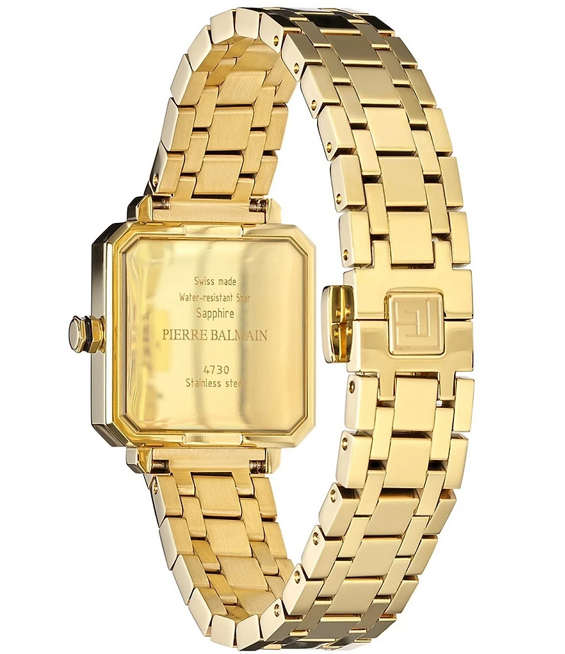 Balmain Paris Women's Quartz Analog Gold Tone Stainless Steel Bracelet Watch