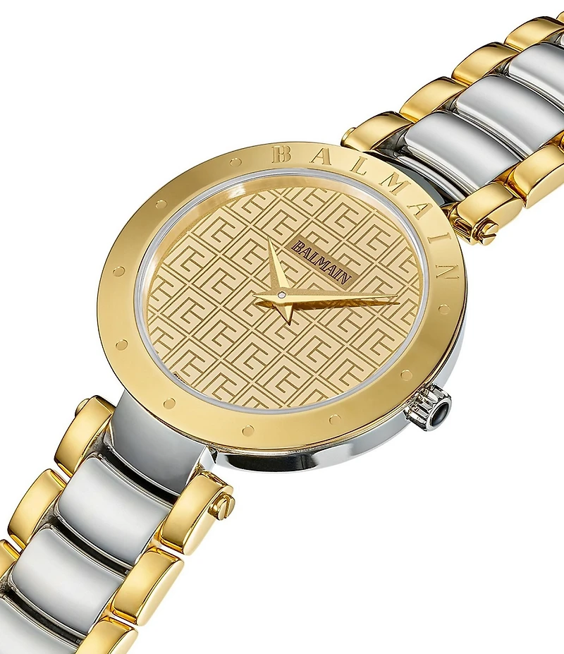 Balmain Women's Quartz Analog Gold Tone Stainless Steel Bracelet Watch