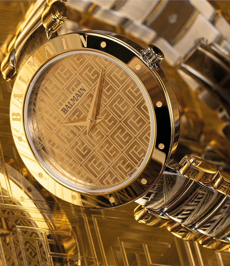 Balmain Women's Quartz Analog Gold Tone Stainless Steel Bracelet Watch