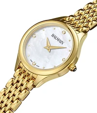 Balmain Women's Quartz Analog Gold Tone Round Case Bracelet Watch