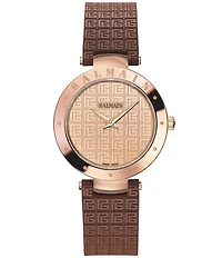 Balmain Paris Women's Quartz Analog Leather Strap Watch