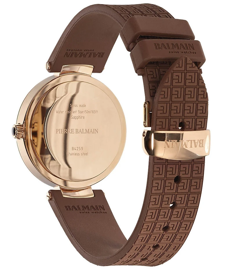 Balmain Paris Women's Quartz Analog Leather Strap Watch