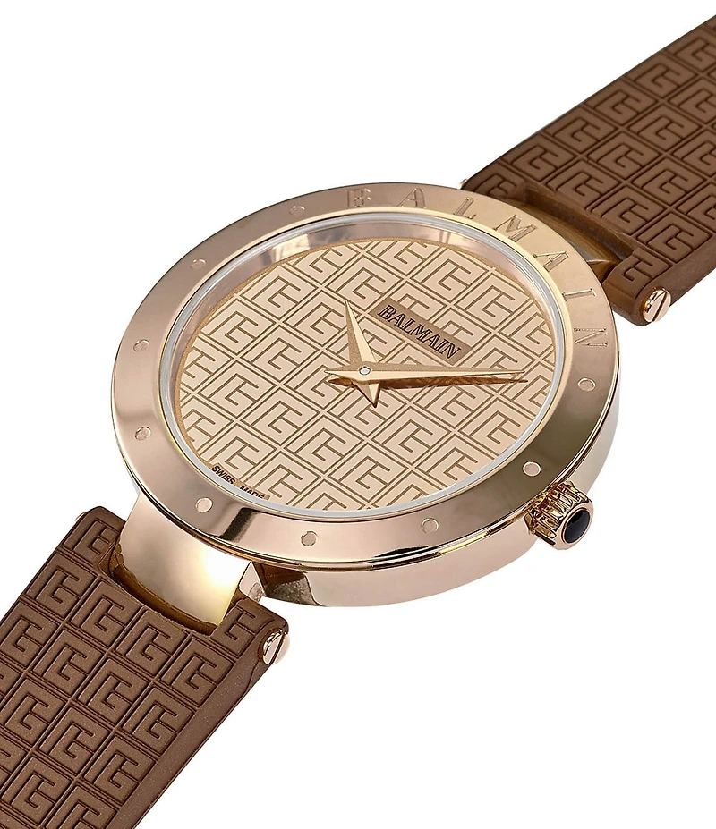 Balmain Paris Women's Quartz Analog Leather Strap Watch