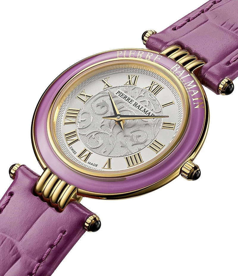 Balmain Women's Quartz Analog Leather Strap Watch