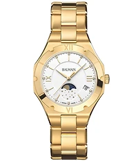 Balmain Women's Quartz Analog Moonphase Stainless Steel Bracelet Watch