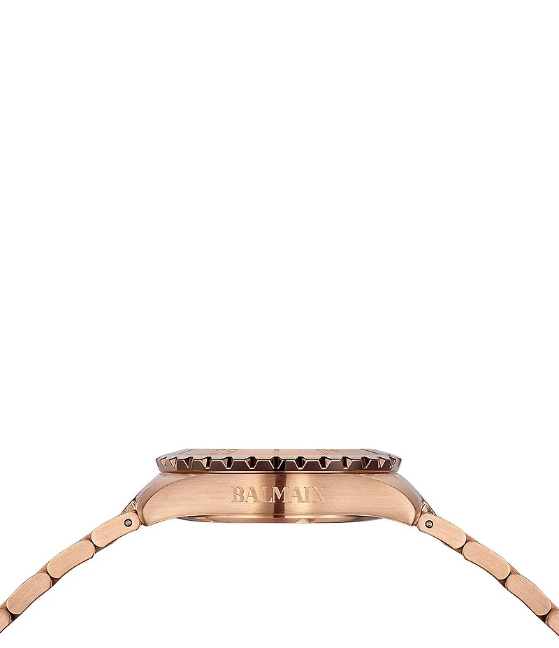 Balmain Women's Quartz Analog Rose Gold Tone Stainless Steel Bracelet Watch