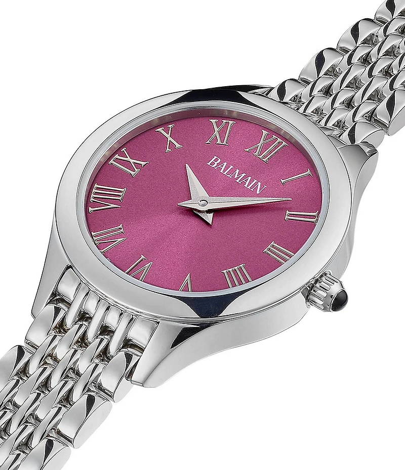 Balmain Paris Women's Round Quartz Analog Stainless Steel Bracelet Watch