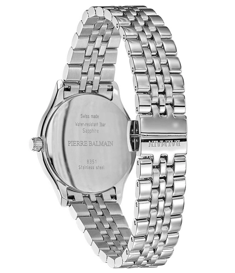 Balmain Paris Women's Quartz Analog Stainless Steel Mother-Of-Pearl Dial Bracelet Watch
