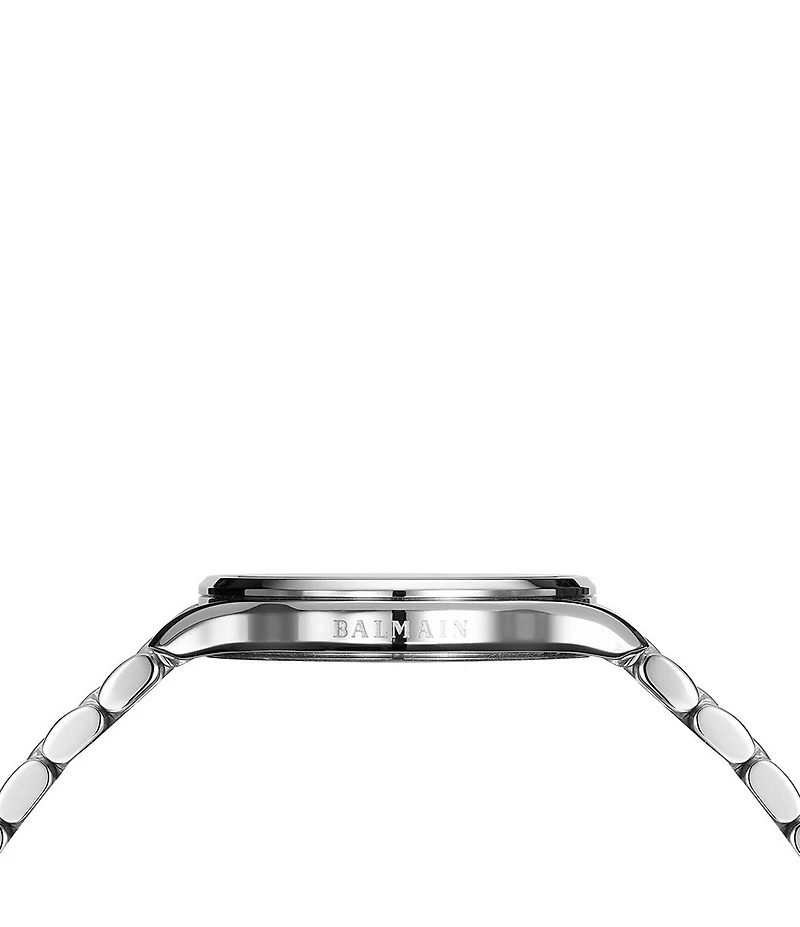 Balmain Women's Quartz Analog Rhinestone Detail Stainless Steel Watch