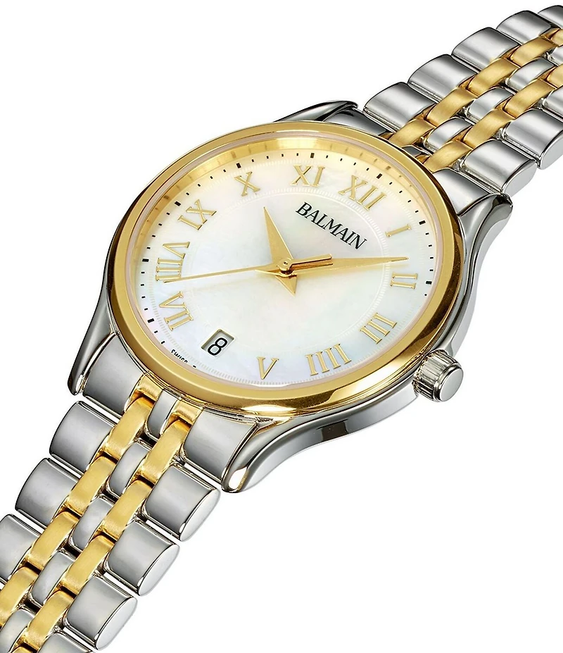 Balmain Women's Quartz Analog Round Stainless Steel Bracelet Watch