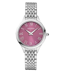 Balmain Paris Women's Quartz Analog Round Case Stainless Steel Bracelet Watch