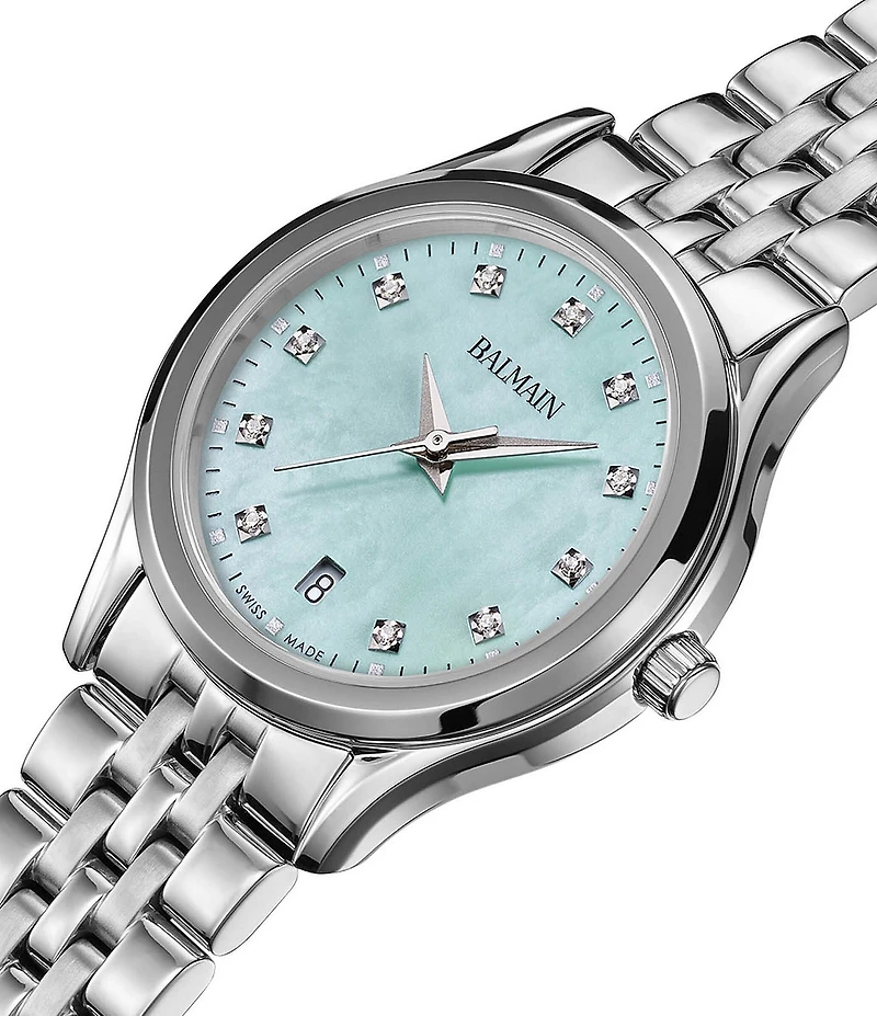 Balmain Paris Women's Quartz Analog Stainless Steel Bracelet Watch