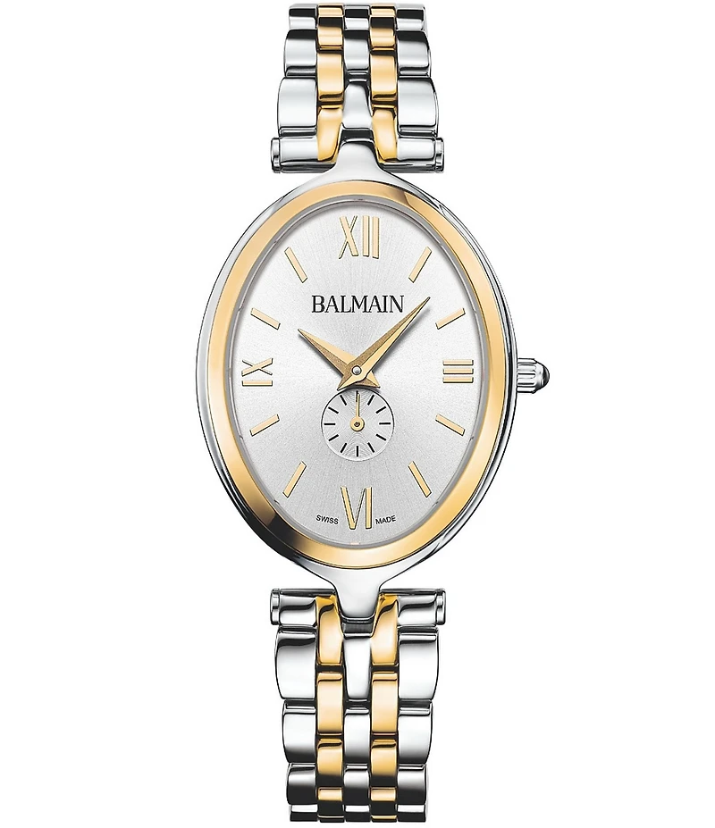 Balmain Women's Quartz Analog Oval Stainless Steel Bracelet Watch