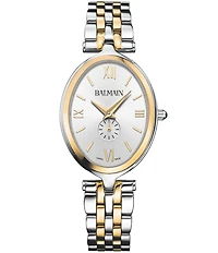 Balmain Women's Quartz Analog Oval Stainless Steel Bracelet Watch