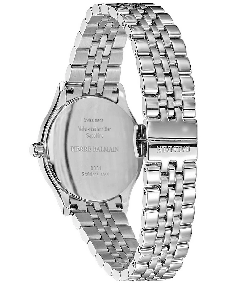 Balmain Paris Women's Quartz Analog Stainless Steel Mother-Of-Pearl Dial Bracelet Watch