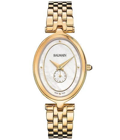 Balmain Women's Quartz Analog Oval Stainless Steel Bracelet Watch